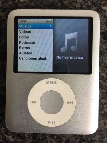 iPod Nano (3ra Generación) 4gb (usado)