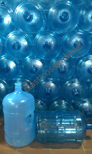 Botellón Platico Pet Para Agua Mineral Promoción Con Tapas