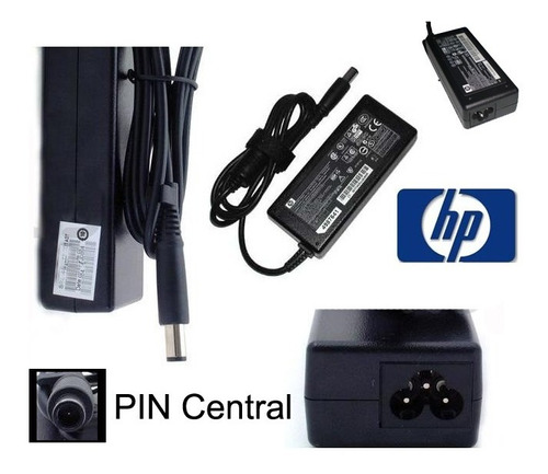 Cargador Laptop Hp Pin Central Original Punta/n Laschimeneas