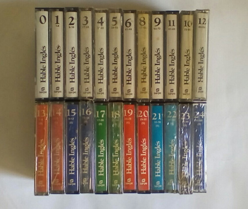 Cassettes Originales Habla Inglés