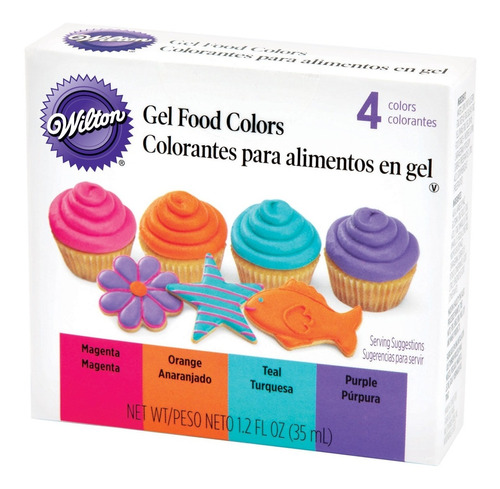 Colorantes Para Alimentos Wilton. 4 Colores