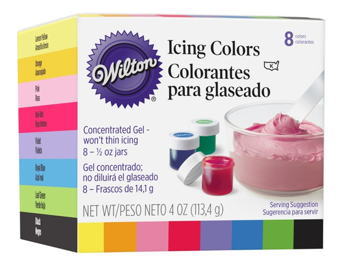 Colorantes Para Reposteria Wilton. 8 Colores