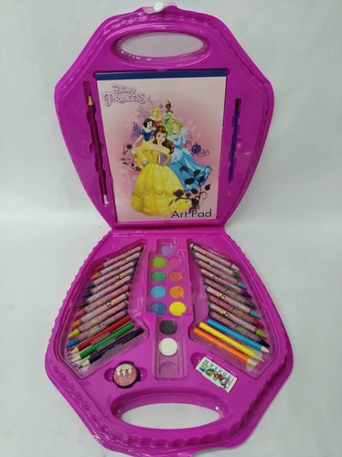 Estuche Para Pintar Niñas Princesas