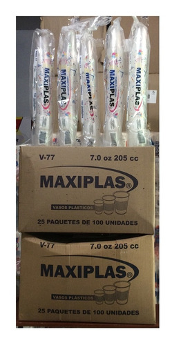 Vasos Plásticos Desechables Favep V-7 V-77 F-77 F 77