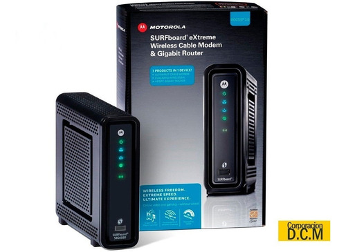 Cable Modem Router Motorola Sbg Gigabit Inter Wifi