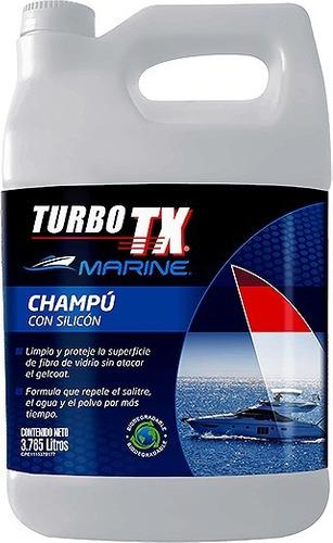 Champú Con Silicon Para Embarcaciones Turbo Tx Marine