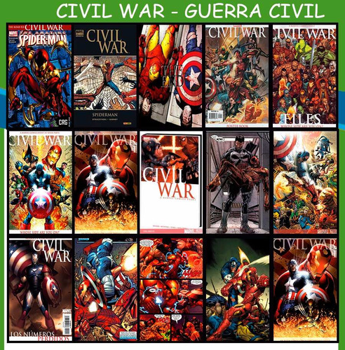 Civil War Saga Completa Comic Digital Esp
