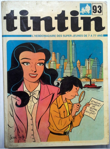 Coleccionable Libro Recuil De Tintin Du Journal N° 93
