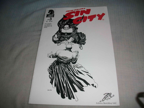 Comic En Fisico Nro 3 De Sin City El Duro Adios (en