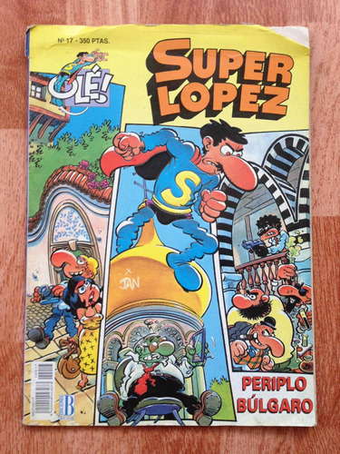 Comics Mortadelo Y Filemón. Super López. N° 17