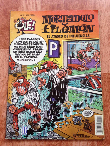 Comics Mortadelo Y Filemon. El Atasco De Influencias. N° 3