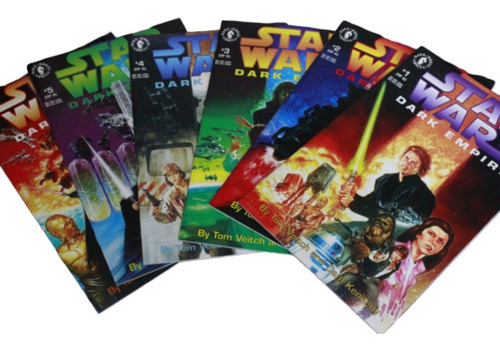 Comics Star Wars Dark Empire En Ingles 6 Suplementos Tapa D