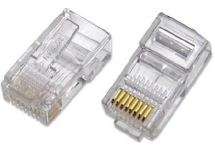 Conector Rj45 Macho Prensable