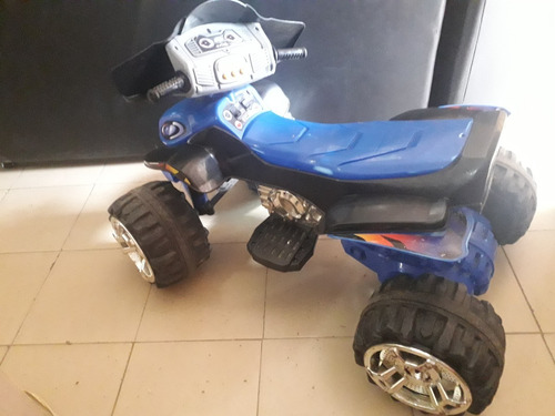 Cuatrimoto A Bateria Es Musical Corneta Moto Carro 120 Vrds