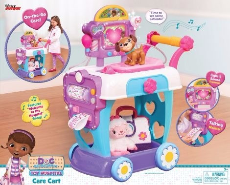 Doctora Juguetes Hospital Care Cart, Original Disney Junior