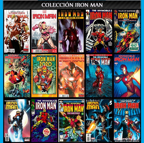 Iron Man Colección Comic Digital Español Descargable