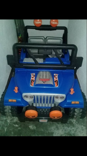 Jeep Fesher Price A Bateria En Optimas Condiciones Azul
