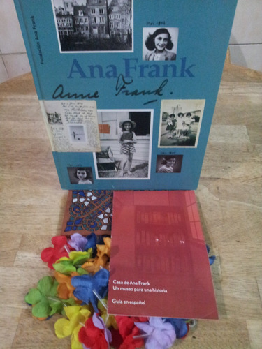 Libro Anna Frank, Postal Y Guia Original Del Anexo Secreto