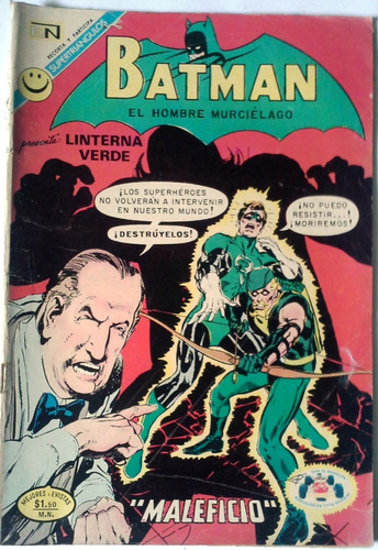 Oferta Suplemento Batman Linterna Verde N°  Mayo 72