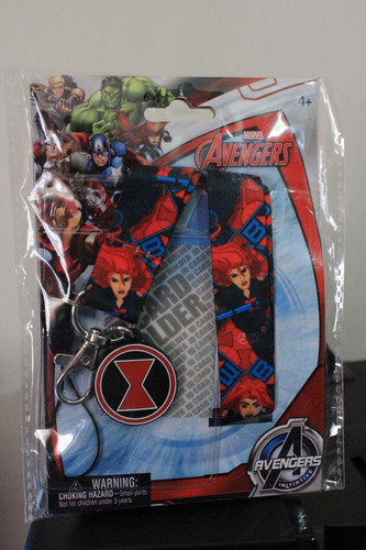 Porta Carnet Importado Original Avengers Marvel Black Widow
