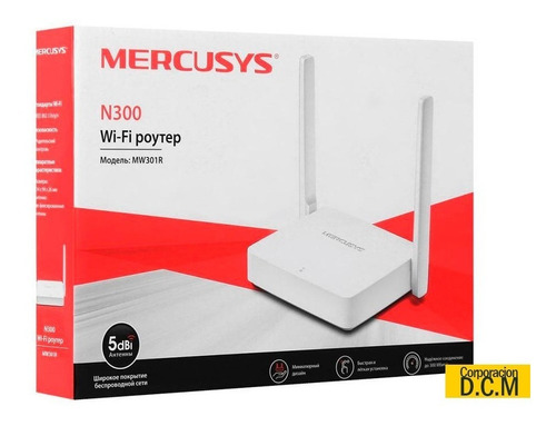 Router Inalambrico Mercusys Mw301r 2 Antenas 300mbps