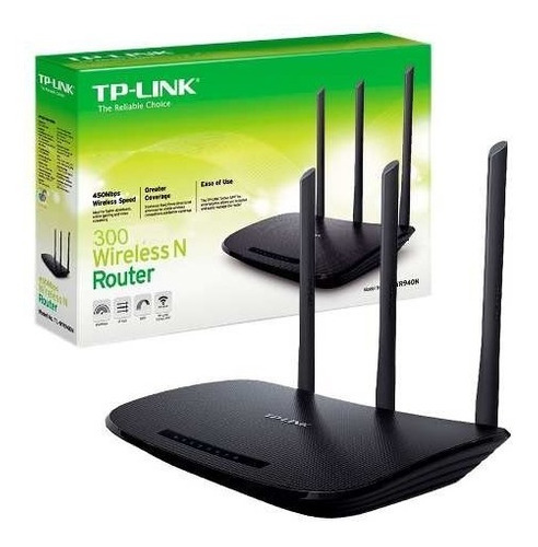 Router Inalambrico Tp-link Tl-wr940n 300mbps Pc Wifi Bagc