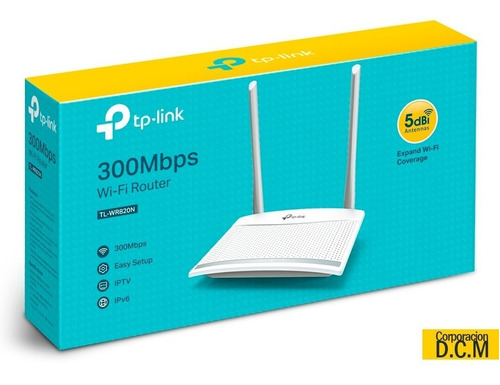 Router Inalambrico Tp-link Wr820n 2 Antenas 300mbps Wifi