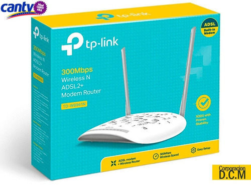 Router Modem Cantv Aba Tp-link Wn Wifi Adsl2+