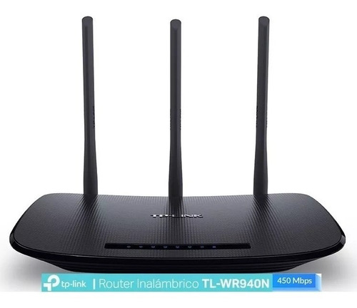 Router Tp-link Tl-wr940n Rompe Muros 450mbps Pc Lan Red Wifi