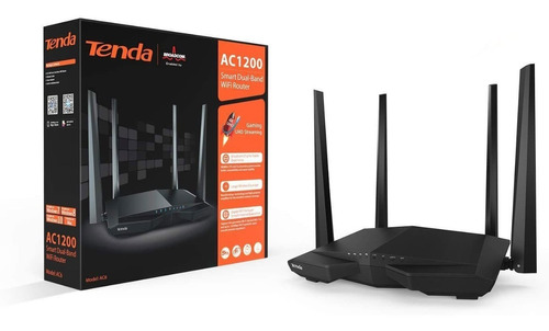 Router Wifi Tenda Ac6 Ac Rompemuros 4 Antenas Dual Band