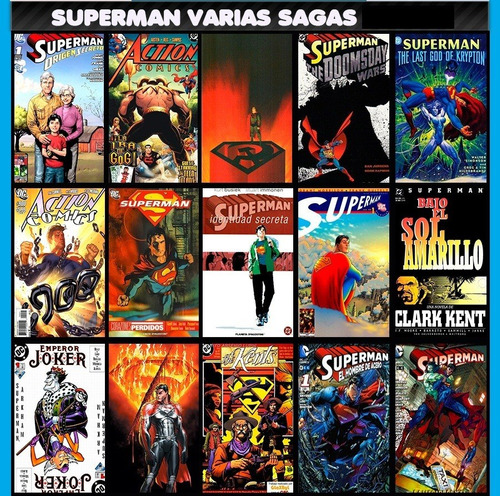 Superman Varias Sagas Comic Digital Descargables