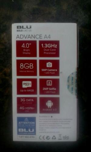 Blu Avanced A4 4.0 8gb Memoria Camara 5mp