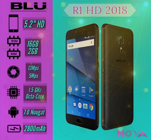 Blu R1 Hd 2018 16gb+2gb Ram Nuevo!!! 75 Vrds