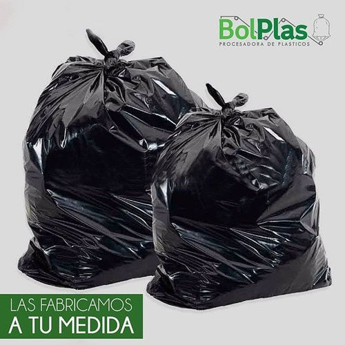 Bolsa Para Basura Negras 150lts 30kg Fuertes C10