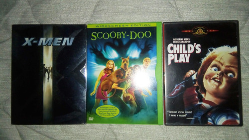 Colección Peliculas X-men Chucky Scooby Doo
