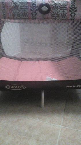 Combo Coche Y Corral Graco Rosado Usado 75v