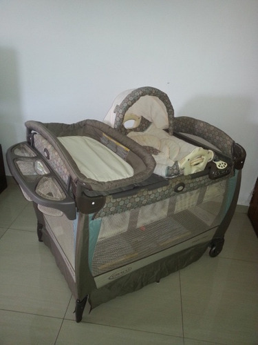 Combo Graco Corral Coche Silla De Carro Mecedora