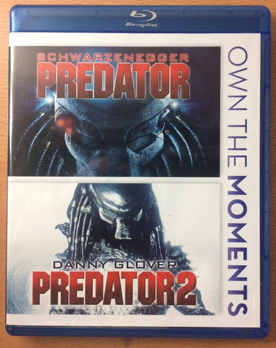 Depredador Y Depredador 2. Blu Ray.original