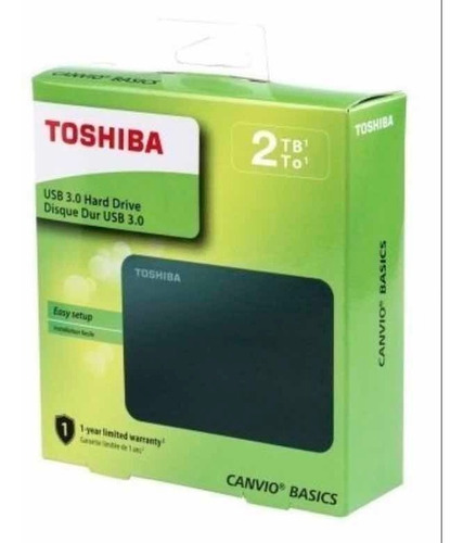 Disco Duro 2tb Externo Toshiba Usb 3.0 Canvio Portatil 2.5