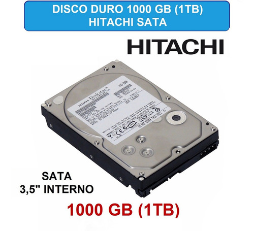 Disco Duro Interno 1tb Sata 3 Hitachi