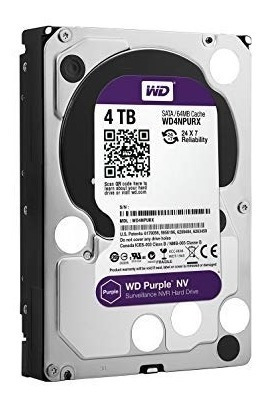 Disco Duro Western Digital Wd 4tb Purple Sata 3.5 Dvr Nvr