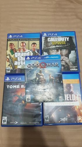 Juegos De Ps4 Cod, Gow4, Bt1, Tr 2018, Gtav