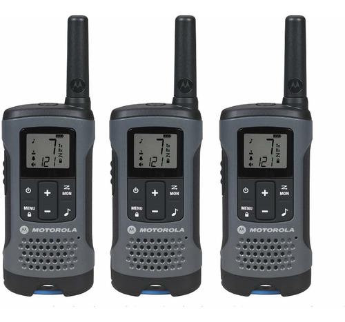 Radios Motorola T200tp Talkabout Kit De 3 Unidades Hast 32km