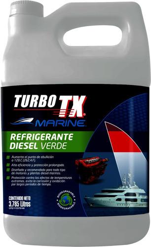 Refrigerantes Para Motores Diesel Turbo Tx Marine (verde)