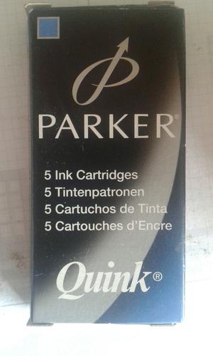 Repuesto Cartucho Tinta Pluma Fuente Parker