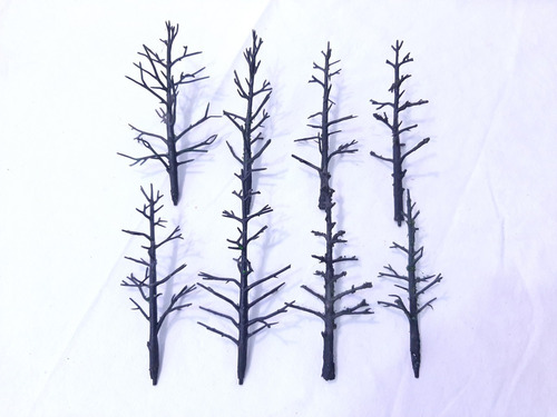 Arboles Grandes (troncos) Para Maquetas, Combo De 8