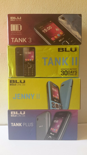 Cajas De Telefono Blu Tank Plus Jenny 2 Tank 2 Tank 3