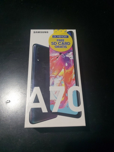 Celular Samsung Galaxy A70 Negro Perlado De 128g Como Nuevo