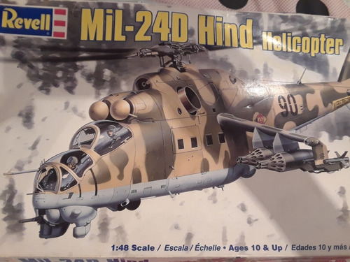 Helicoptero Mil-24d Hind Scala 1:48