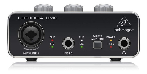 Interfaz De Audio Behringer U-phoria Um-2